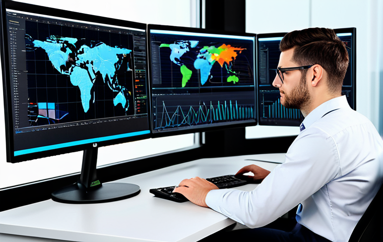 인덱스 펀드의 데이터 분석 기법 - Data Analyst at Work**

"A focused data analyst, fully clothed in a professional, modest outfit (bus...