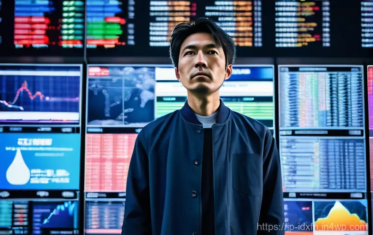 인덱스 펀드와 주식 투자 심리 - A serene and focused young Japanese adult, wearing smart casual attire, sits calmly in a modern, min...